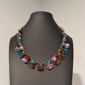 J. Crew Multicolor Gemstone Necklace